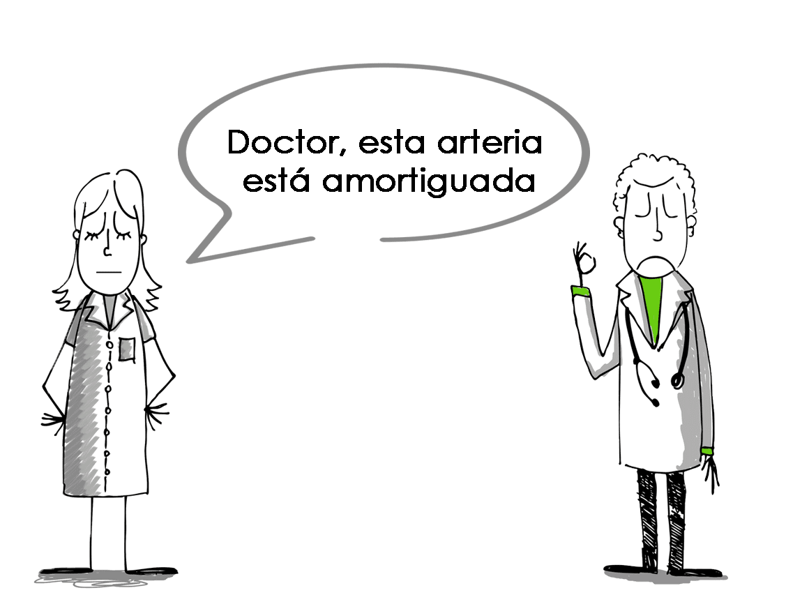 doctor esta arteria está amortiguada