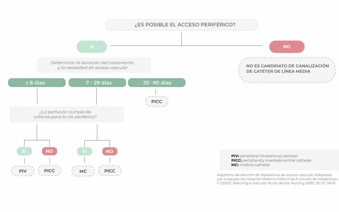 Diagrama de elección Líneas Medias en neonatos