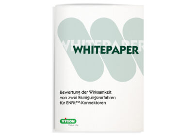 Bewertung der Wirksamkeit von zwei Reinigungsverfahren für ENFit™-Konnektoren
