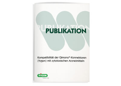 Kompatibilität der Qimono®‑Konnektoren (Vygon) mit zytotoxischen Arzneimitteln