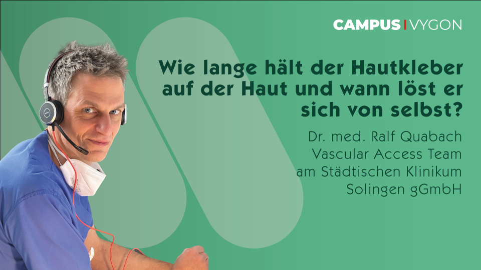 Wie lange hält der Hautkleber auf der Haut und wann löst er sich von selbst?