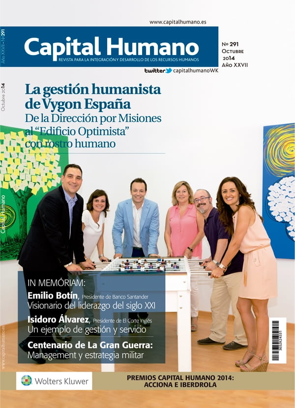 La revista «Capital Humano» nos dedica su portada y publica un reportaje sobre nuestro «Edificio Optimista»