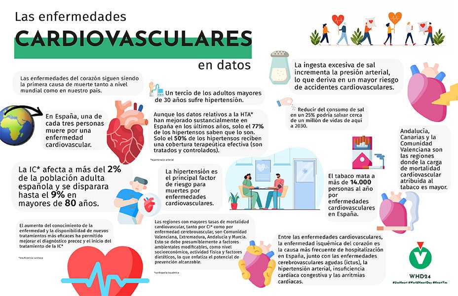 Las enfermedades cardiovasculares en datos