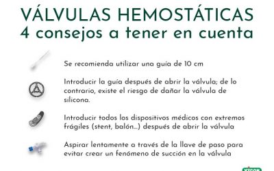 Válvulas hemostáticas. 4 consejos a tener en cuenta