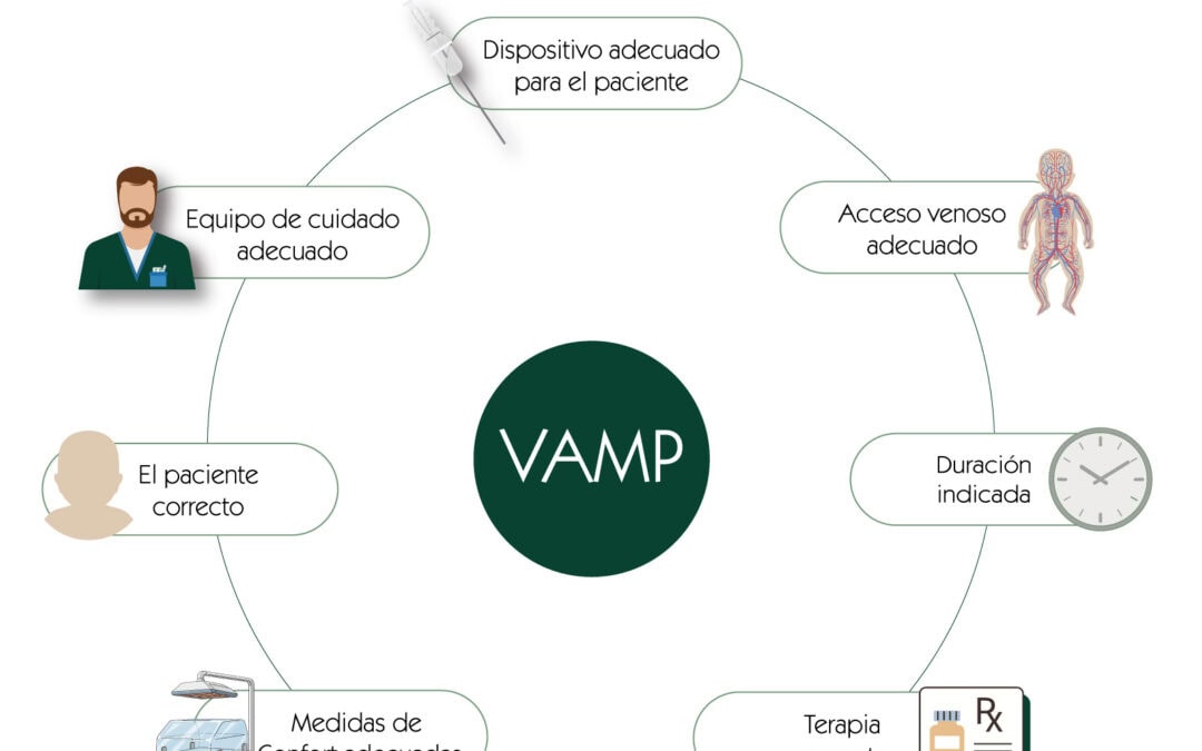 Plan de manejo del acceso vascular neonatal: VAMP