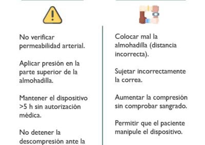 Errores frecuentes durante la descompresión radial