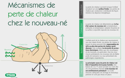 Mécanismes de perte de chaleur chez le nouveau-né