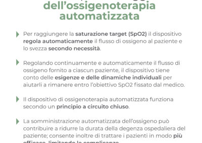 Principali vantaggi dell’ossigenoterapia autommatizzata