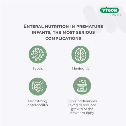 Enteral nutrition in premature infants the most serious complications image