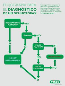 Imagen 4: Algoritmo de diagnóstico de neumotórax. Volpicelli G. 2011. 